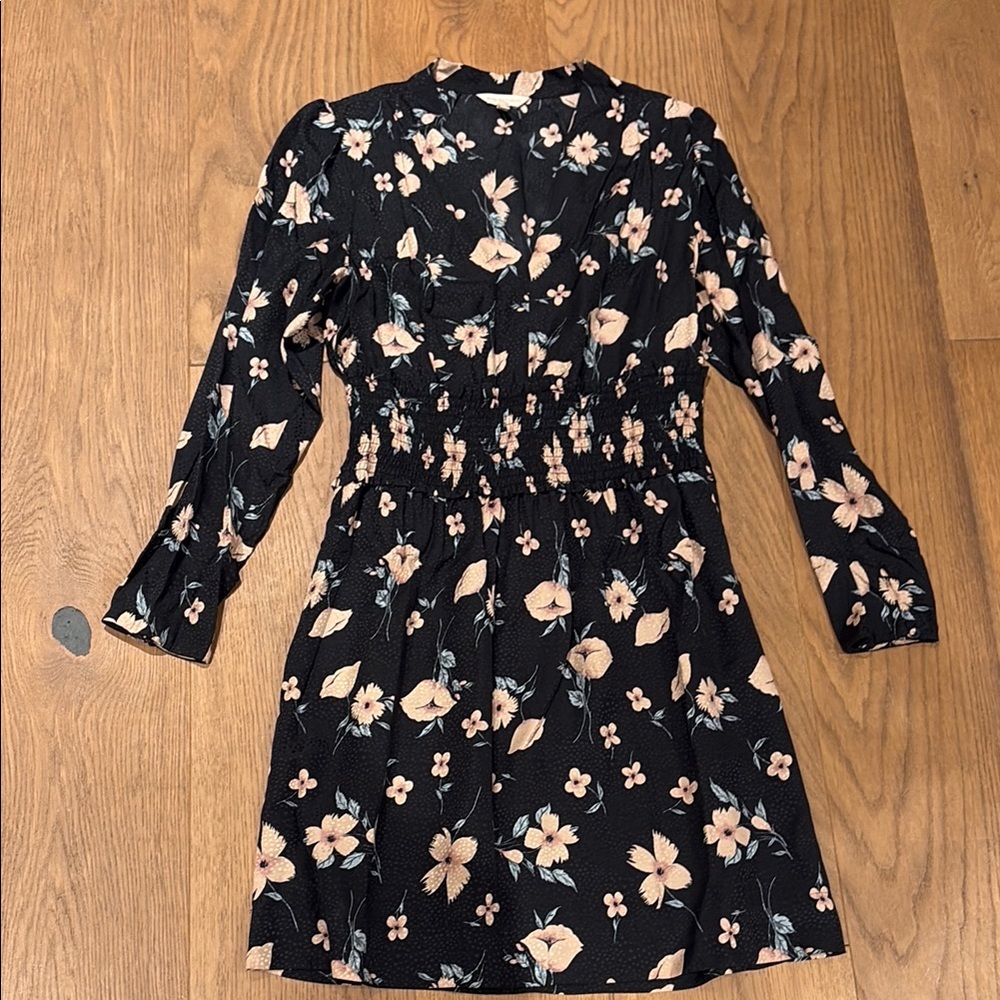 Rebecca Taylor floral silk blend dress size 10 - Picture 1 of 7